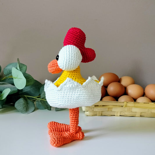 Amigurumi Inspirado em Squad Busters Chicken – Arte a Fio