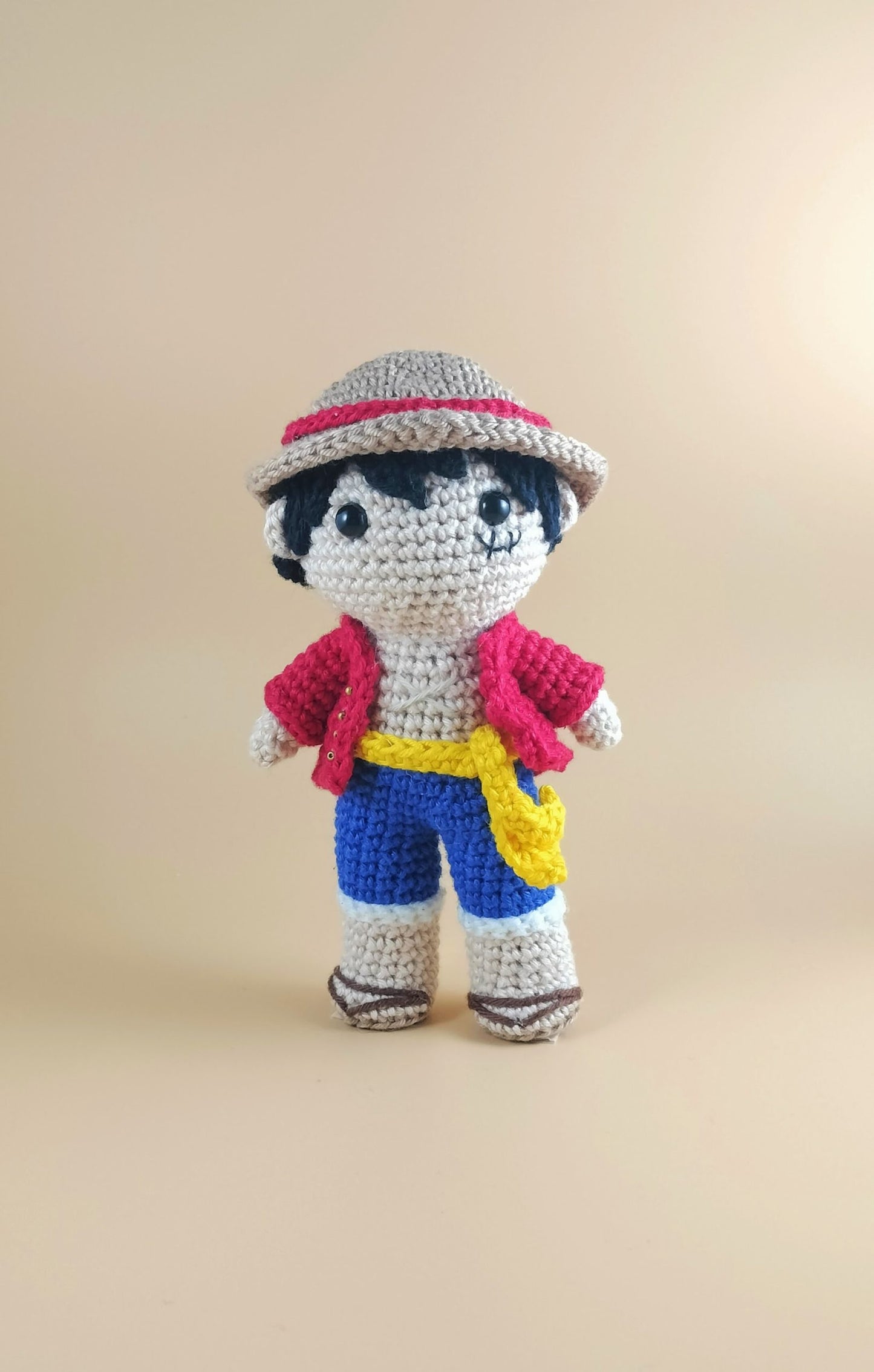 Amigurumi Monkey D. Luffy - One Piece