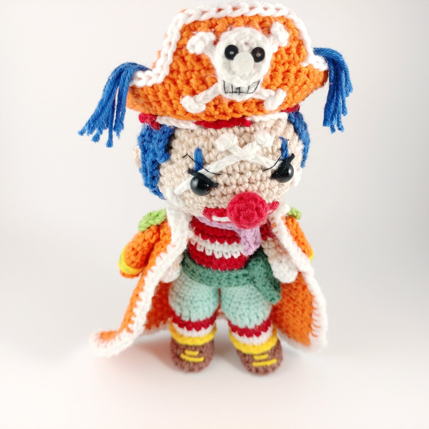 Amigurimi Buggy O Palhaço - One Peace
