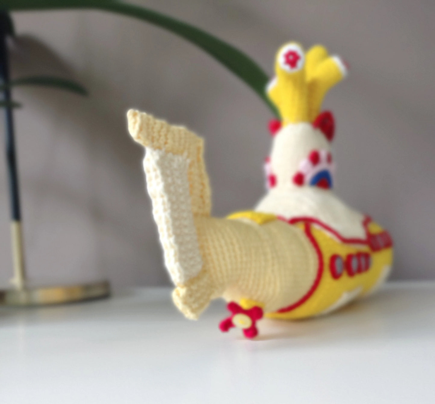 Yellow Submarine Crochê