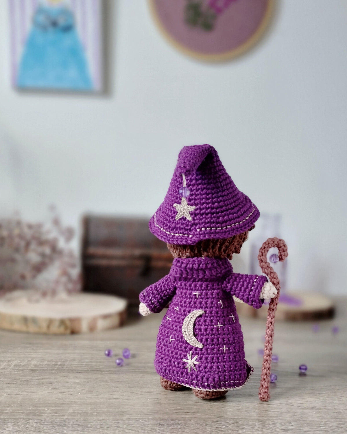 Eldrin - The Wizard | Handmade Crochet Amigurumi
