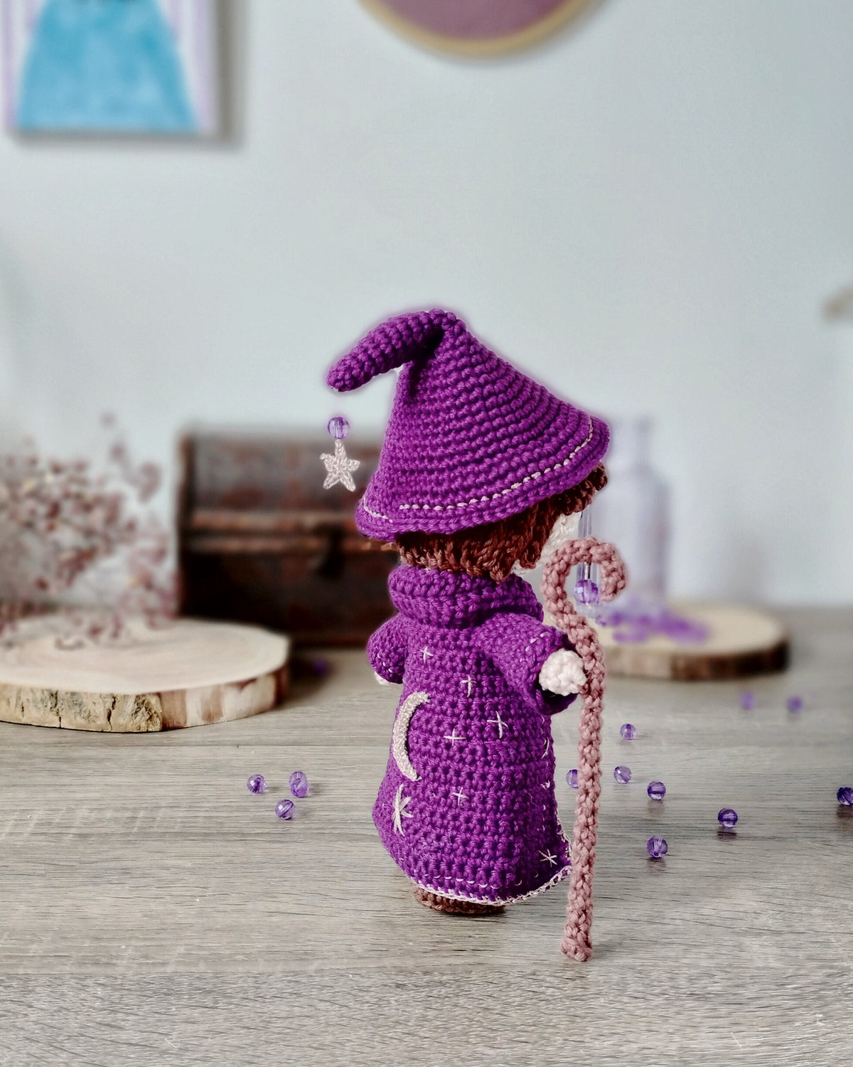 Eldrin - The Wizard | Handmade Crochet Amigurumi
