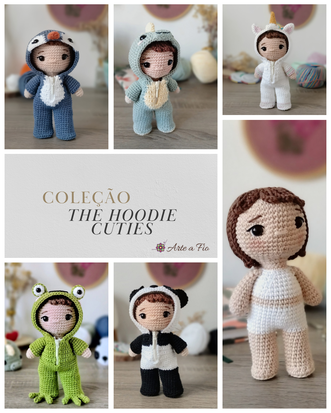 The Hoodie Cuties – Padrão PDF (Pré-venda)