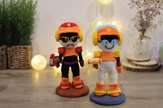 Amigurumis Larry & Lawrie - Brawl Stars