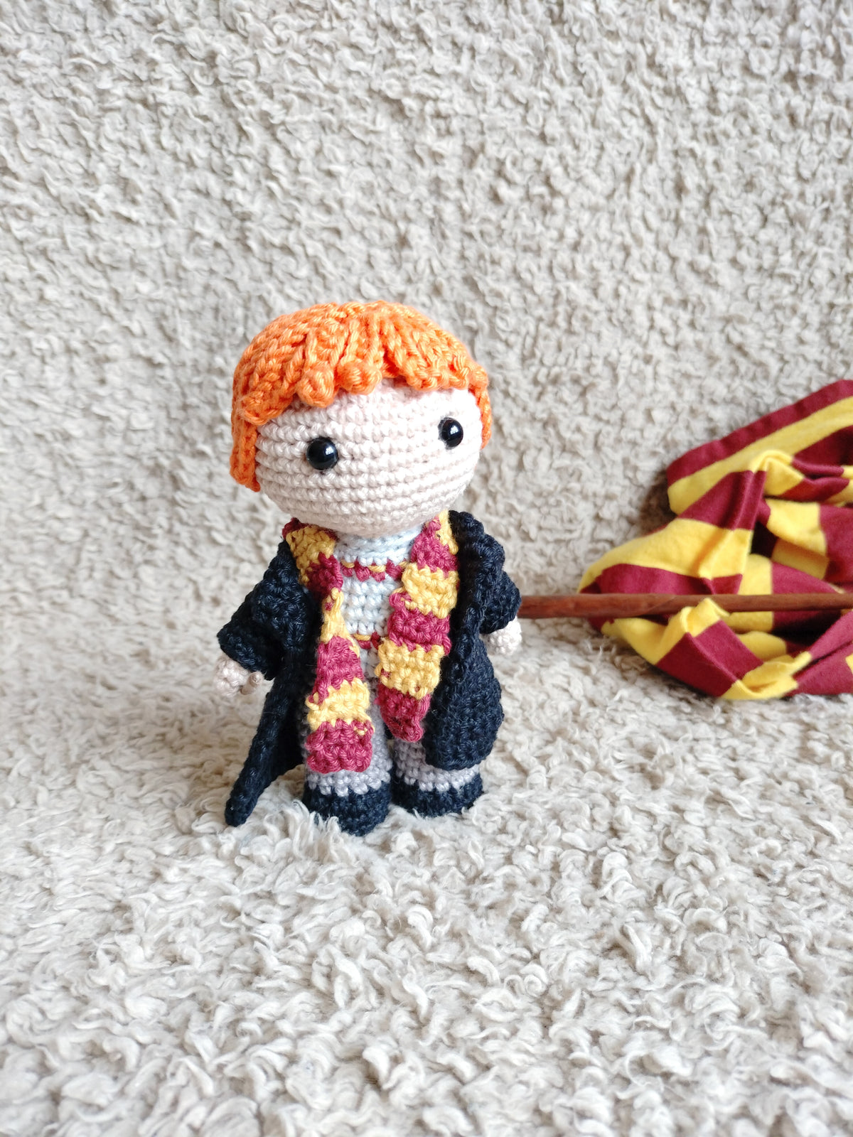 Amigurumi Inspirado em Ron Weasley (Harry Potter) – Arte a Fio