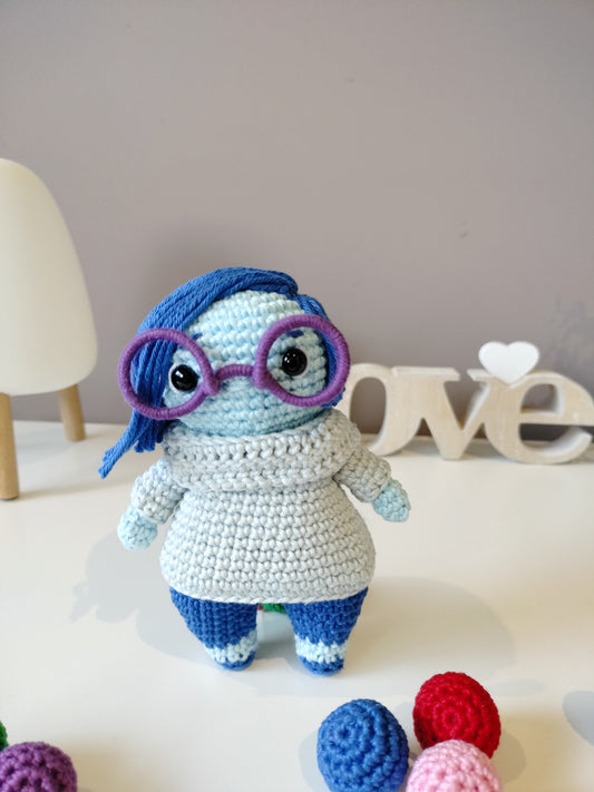 Amigurumi Tristeza - Inside Out