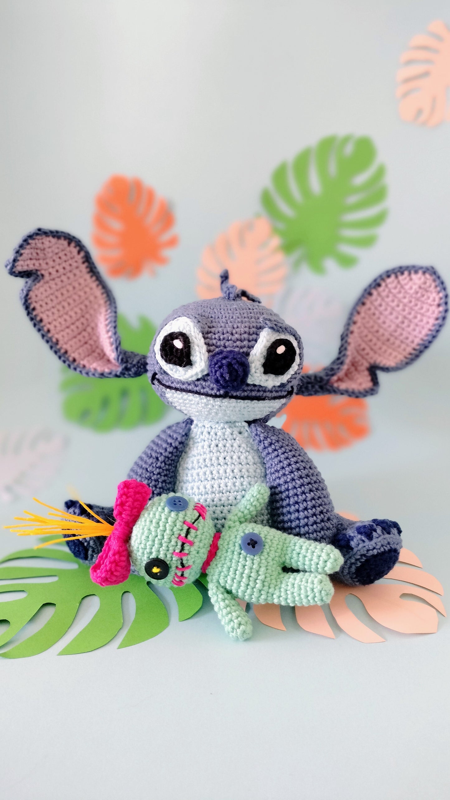 Amigurumis Stitch e Scrump