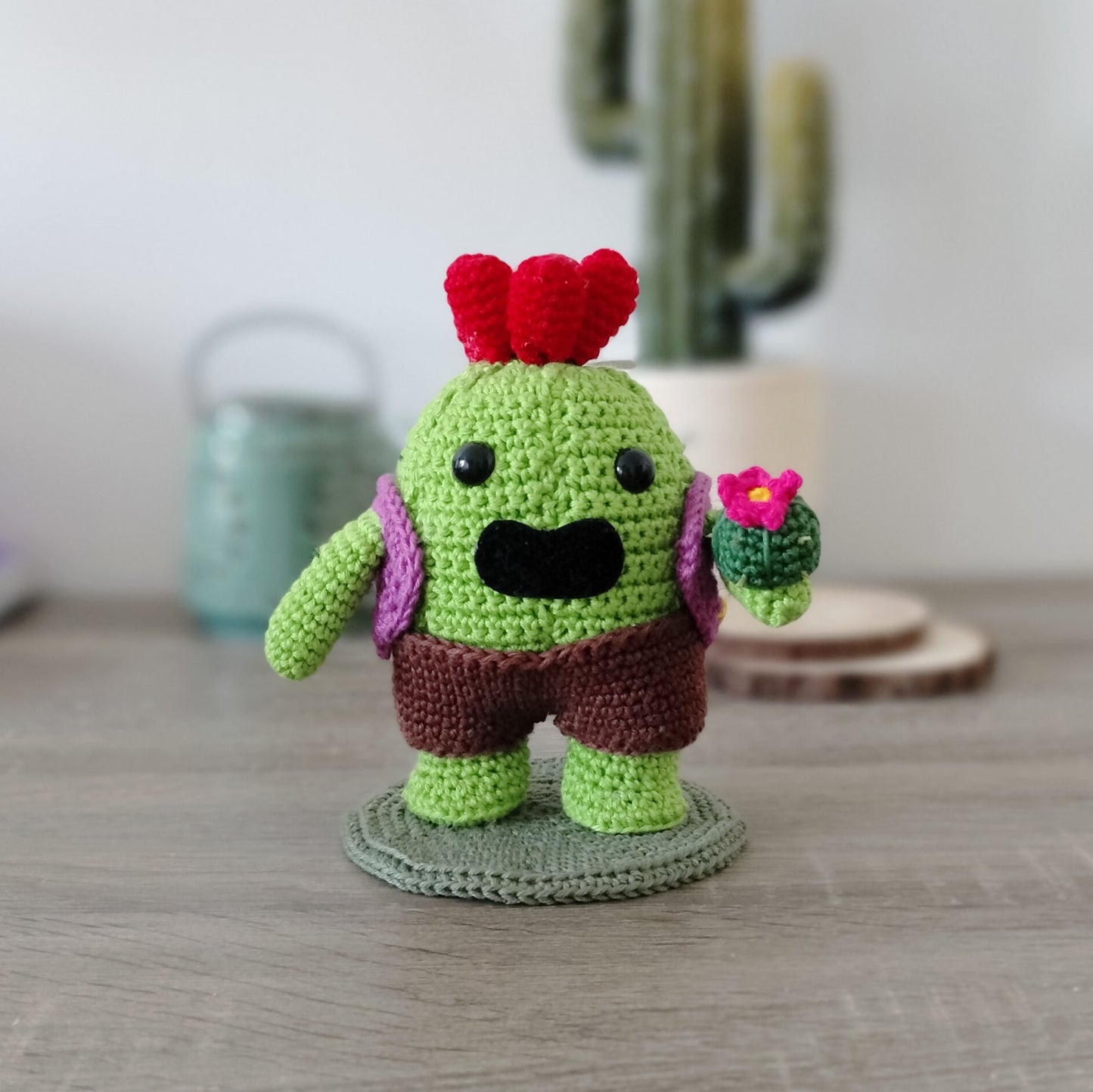 Amigurumi Spike - Brawl Stars