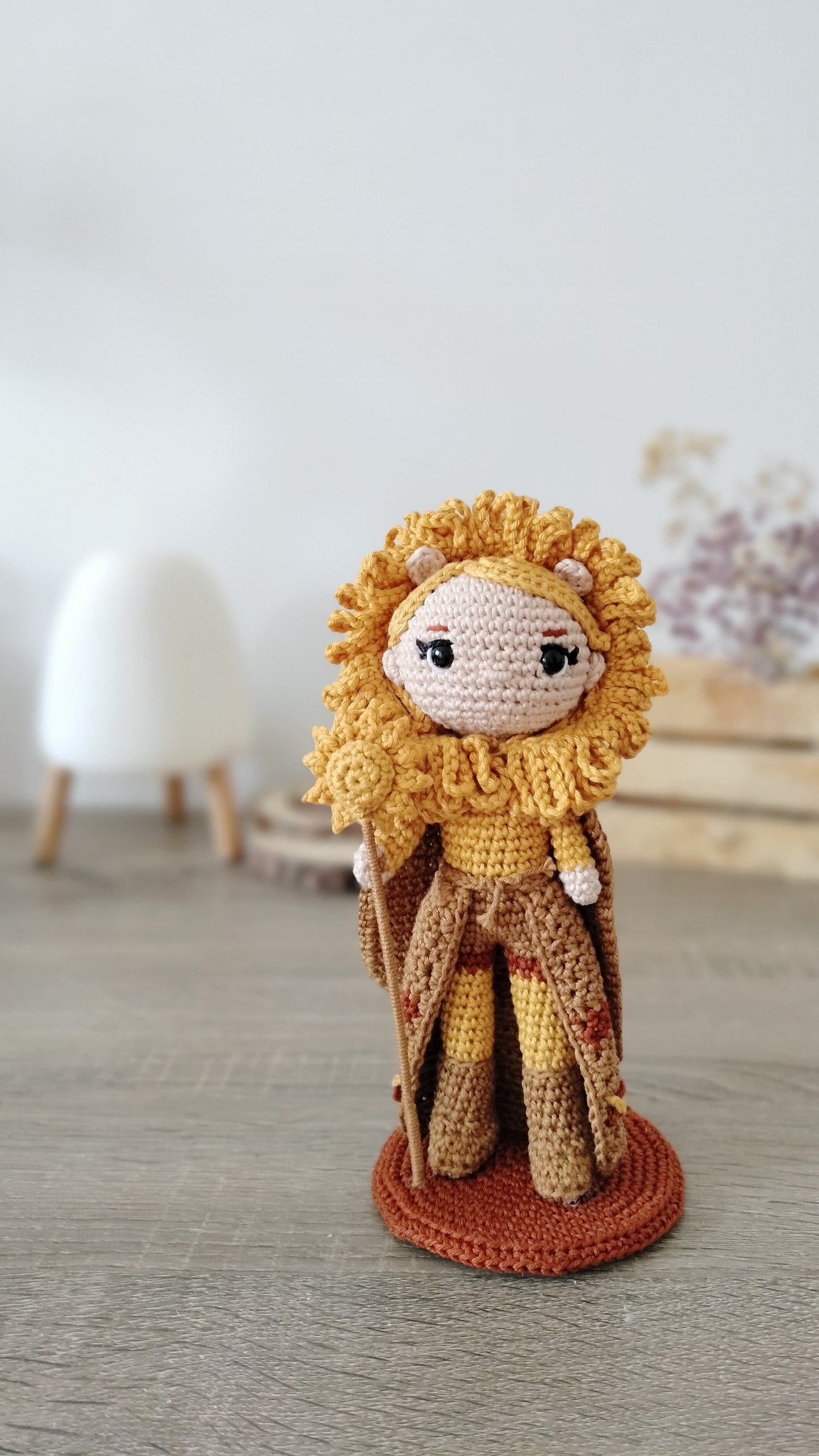 Amigurumi Signo Leão - Coleção Zodíaco