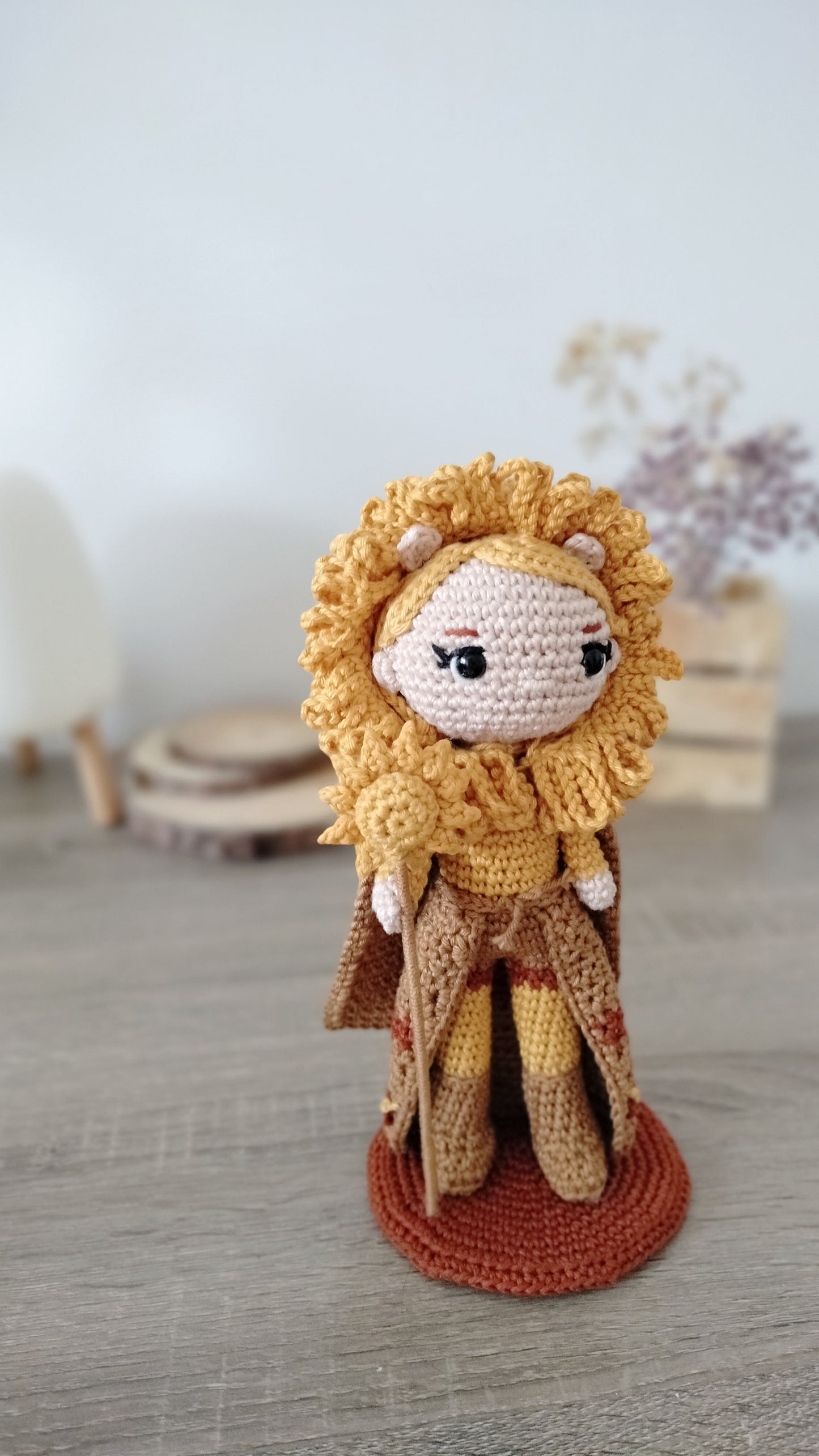 Amigurumi Signo Leão - Coleção Zodíaco