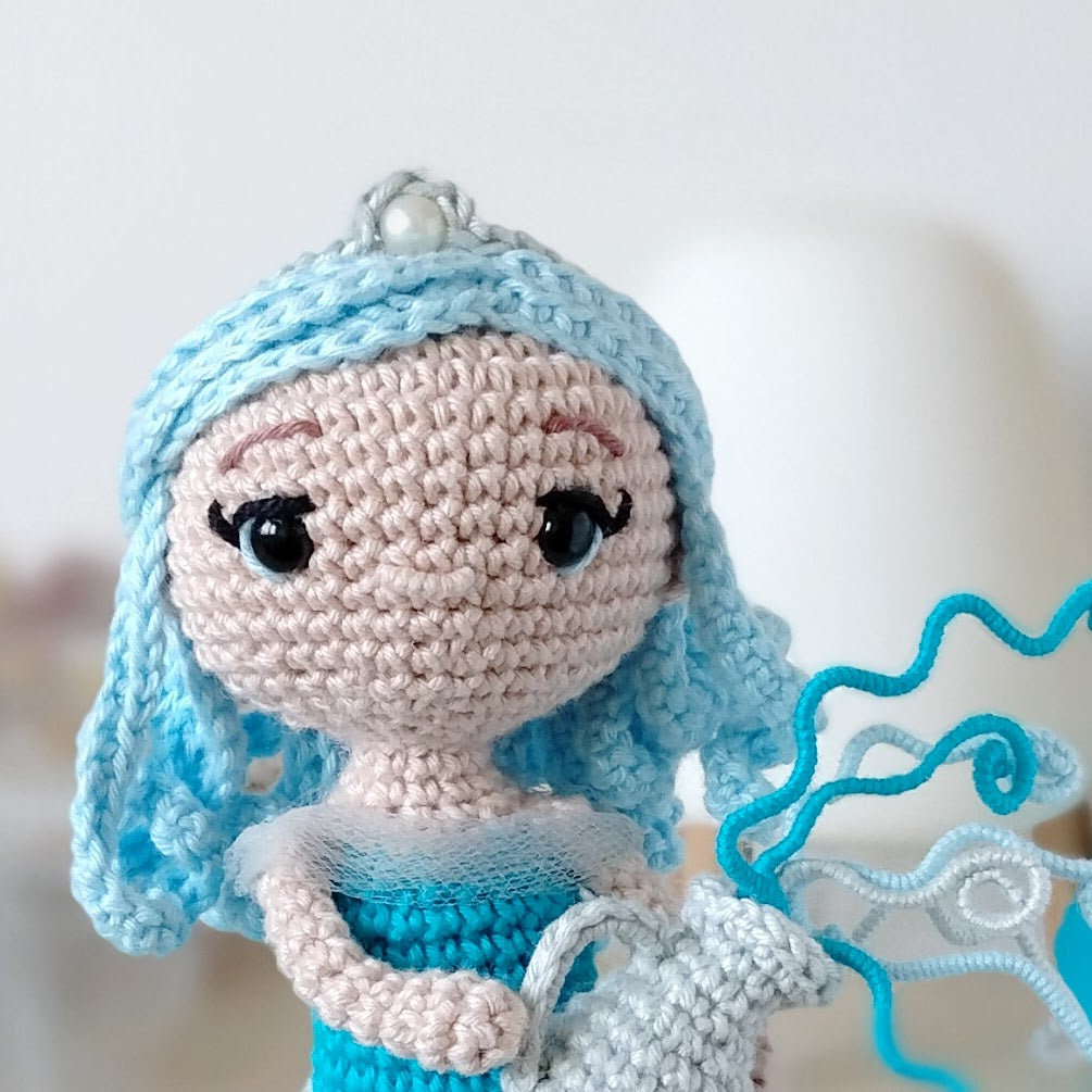 Amigurumi Signo Aquário - Coleção Zodíaco