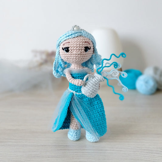Amigurumi Signo Aquário - Coleção Zodíaco