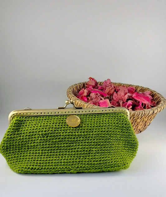 Bolsa de Crochê Esmeralda