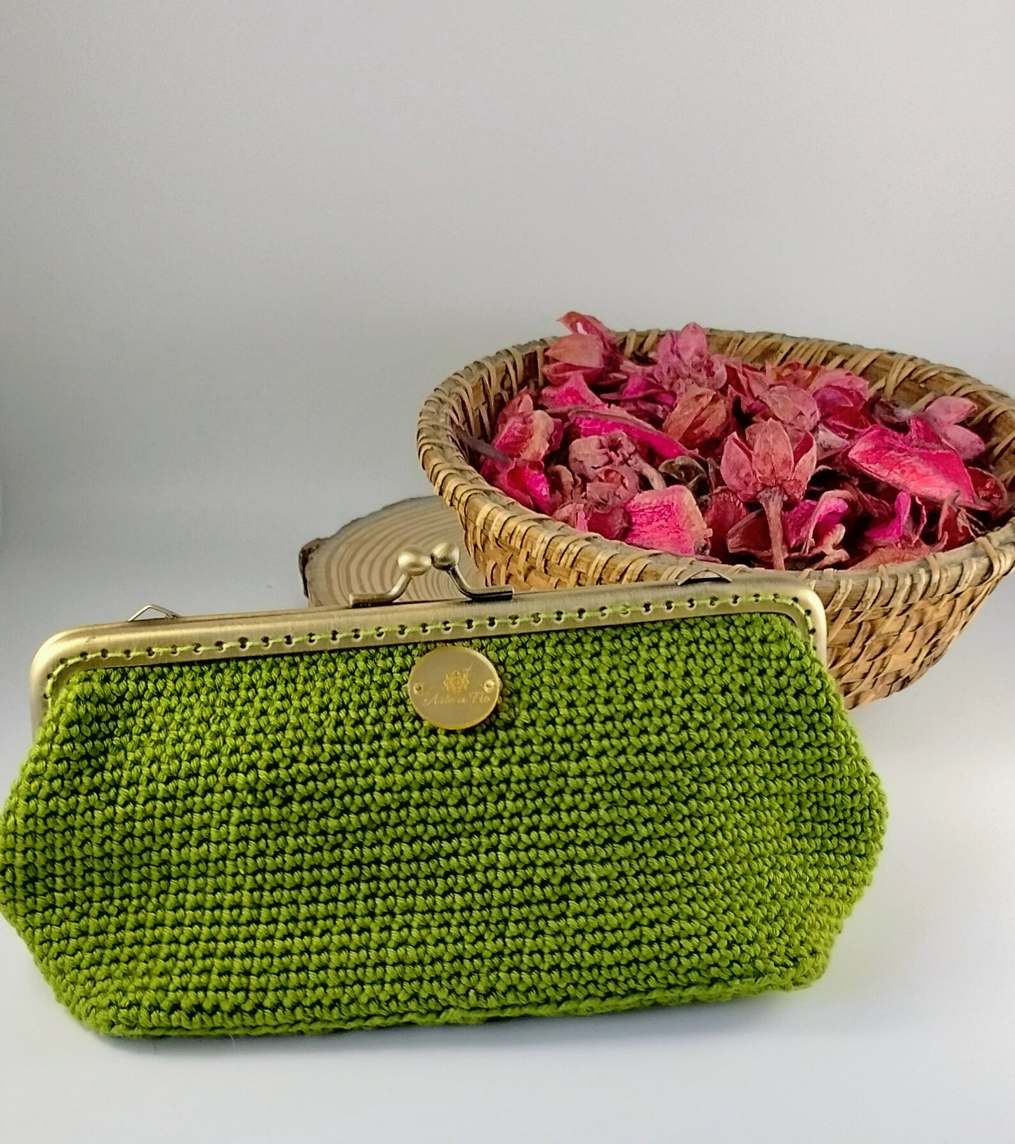Bolsa de Crochê Esmeralda