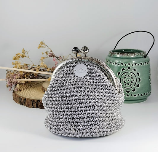 Bolsa em Crochê Silver