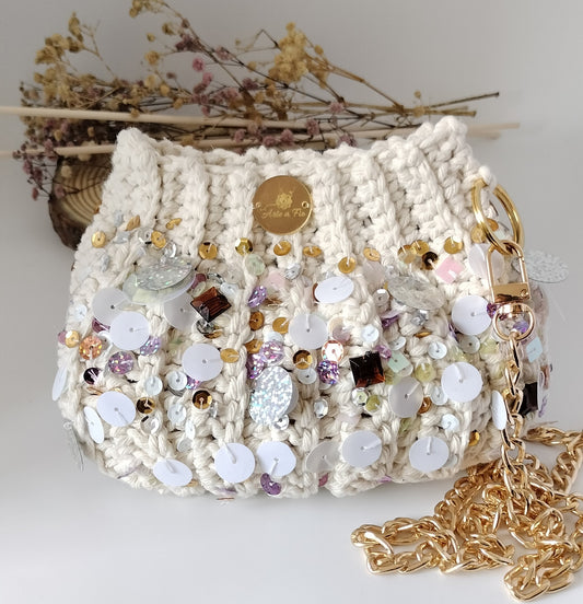 Bolsa em Crochê Mafê