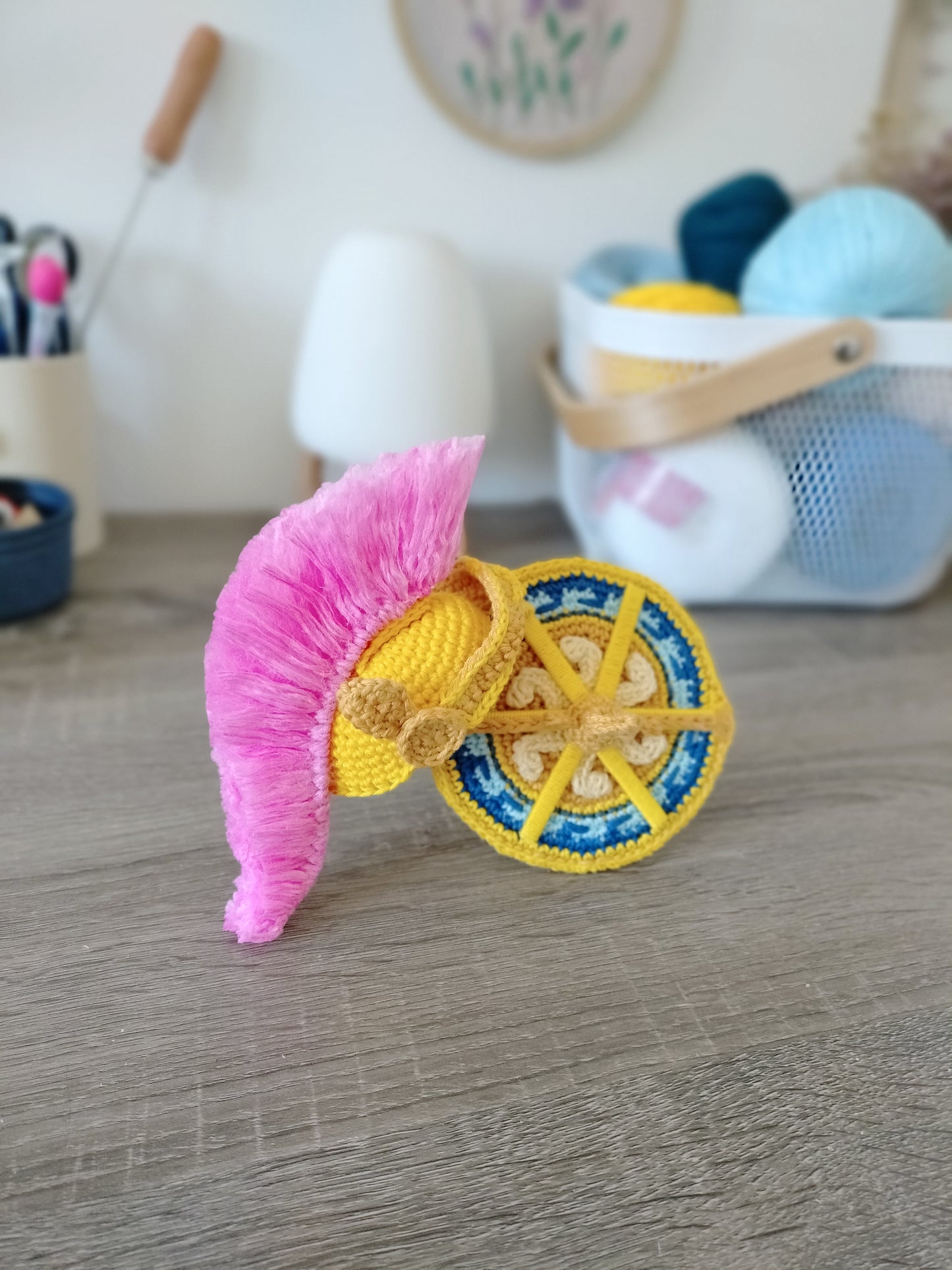 Amigurumi Deusa Atena Gamer - Boneca de Crochet Inspirada em Jogos