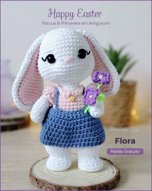 Padrão Gratuito - Coelha Flora