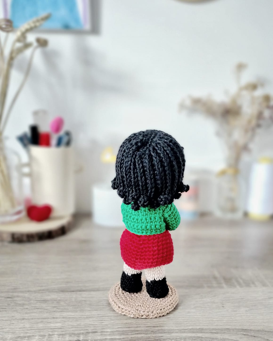 Amigurumi Inspirado em Amélie Poulain – Arte a Fio