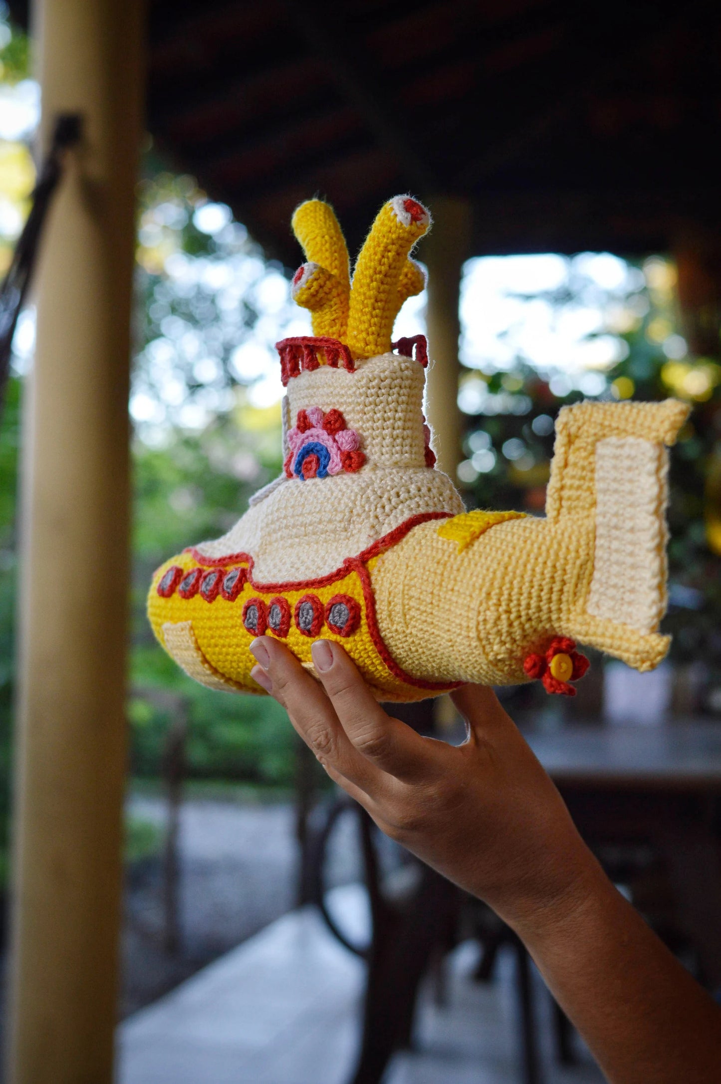 Yellow Submarine Crochê