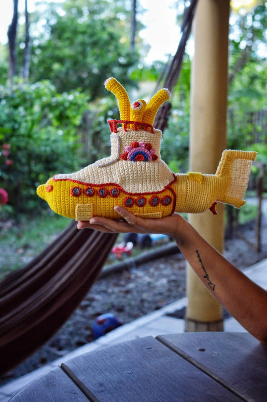 Yellow Submarine Crochê