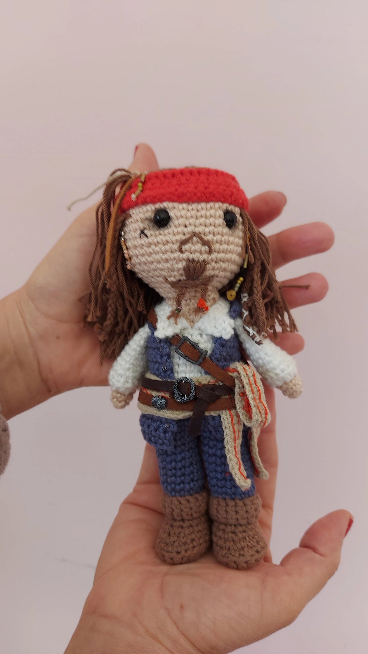 Amigurumi Jack Sparrow