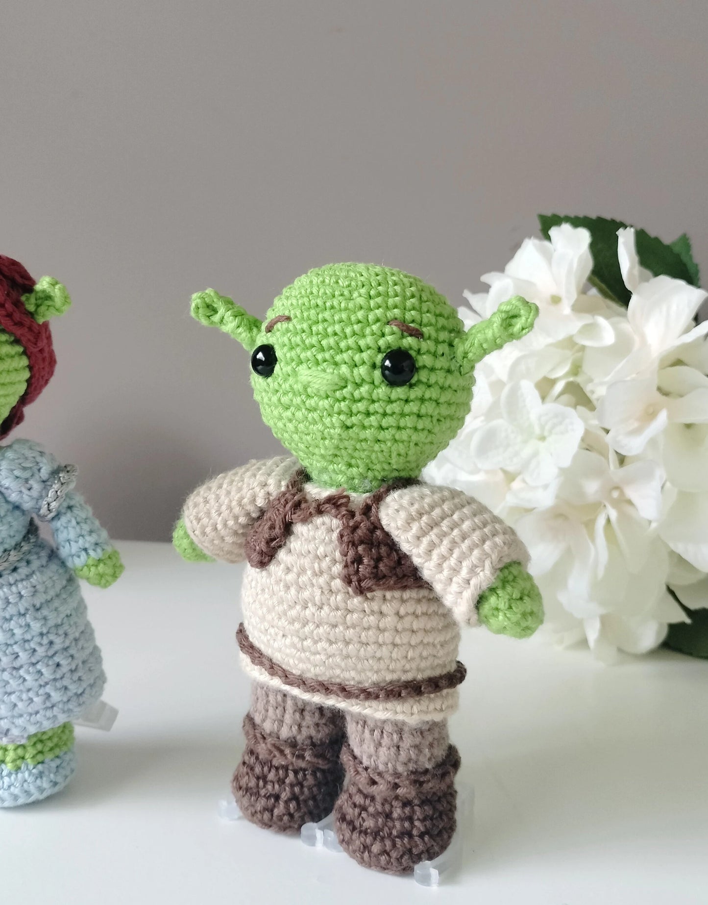 Amigurumis Shrek e Fiona