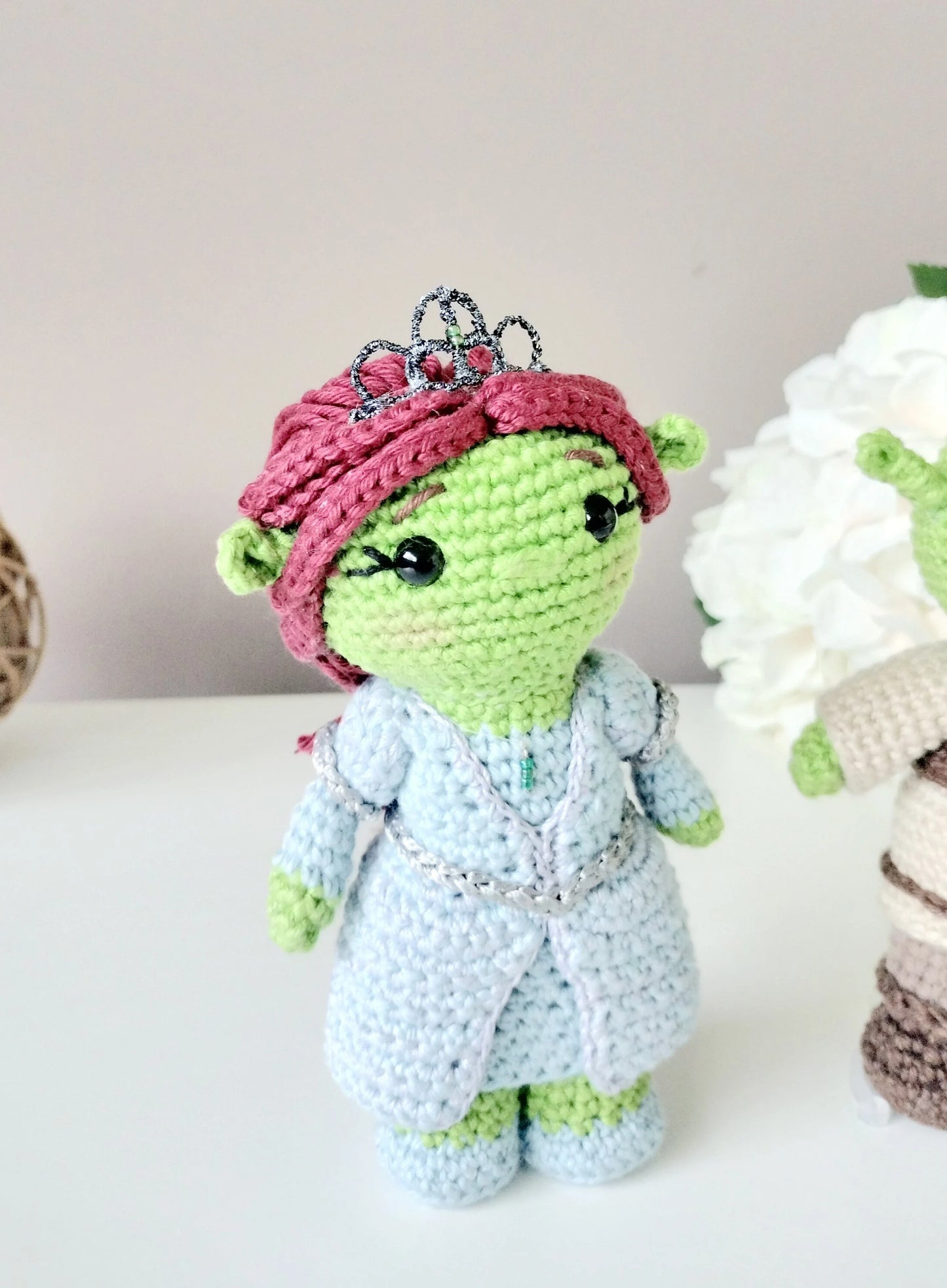 Amigurumis Shrek e Fiona