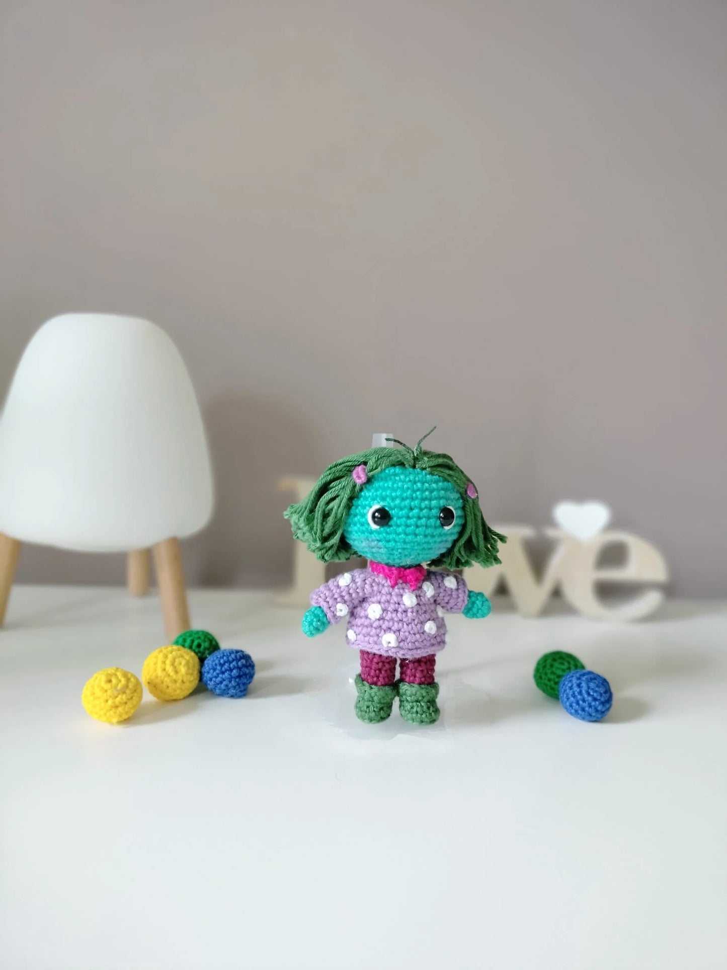 Amigurumi Inveja - Inside Out 2