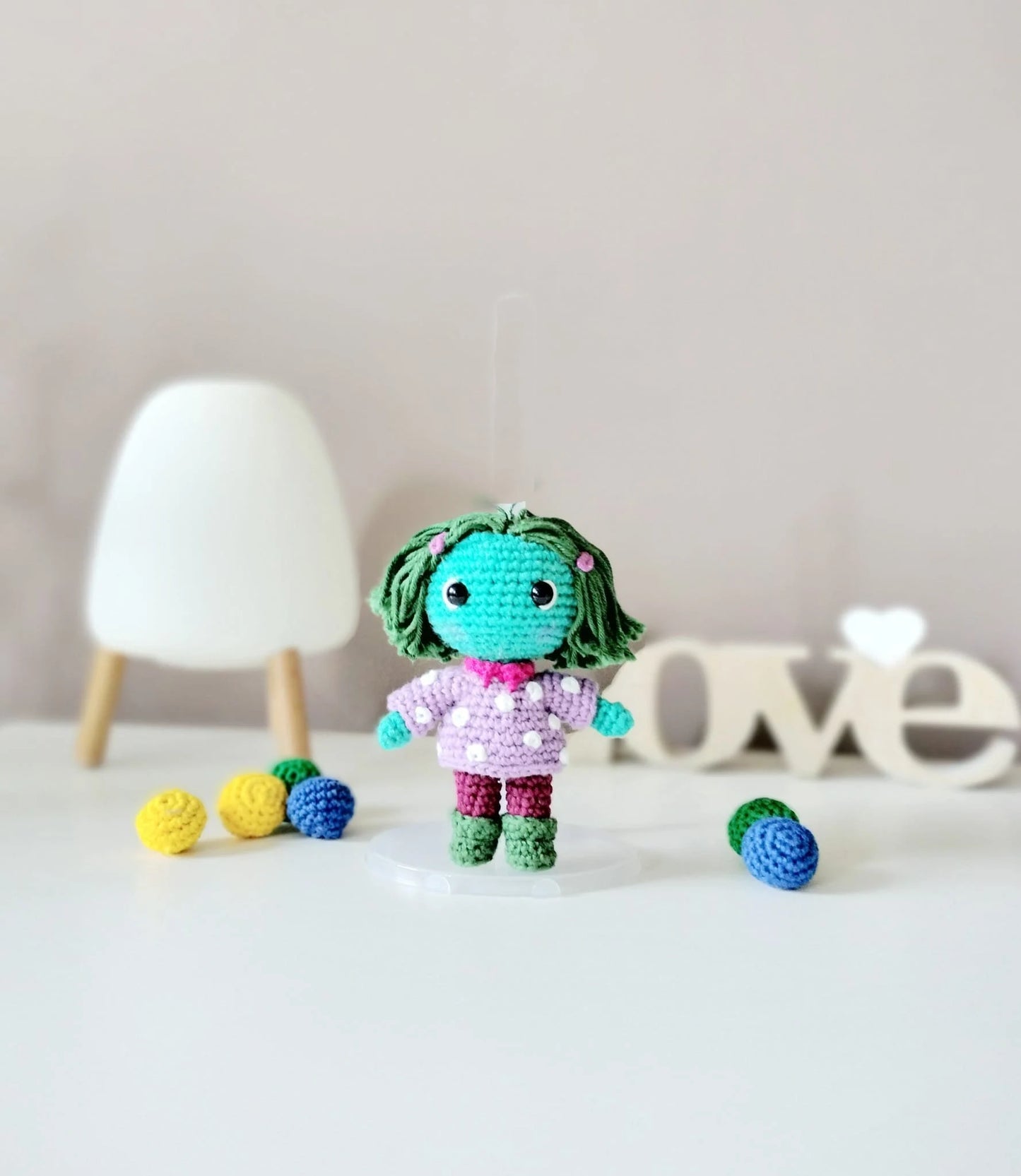 Amigurumi Inveja - Inside Out 2