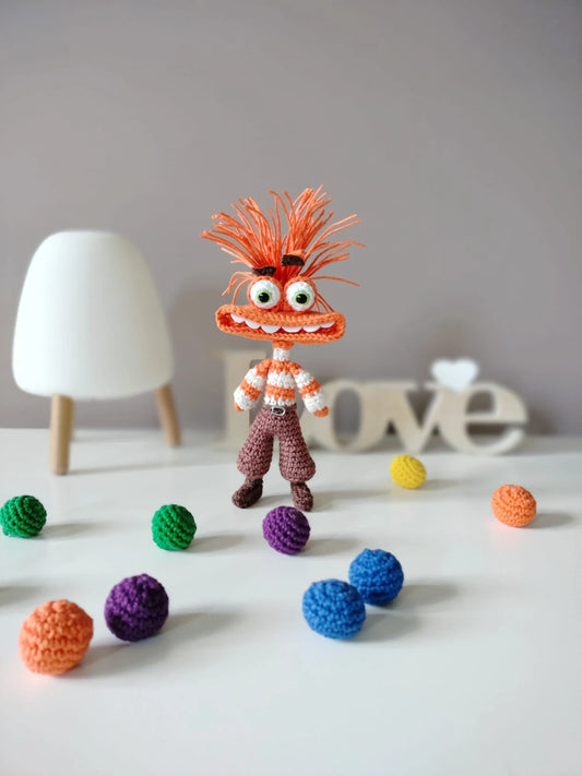 Amigurumi Ansiedade - Inside Out 2