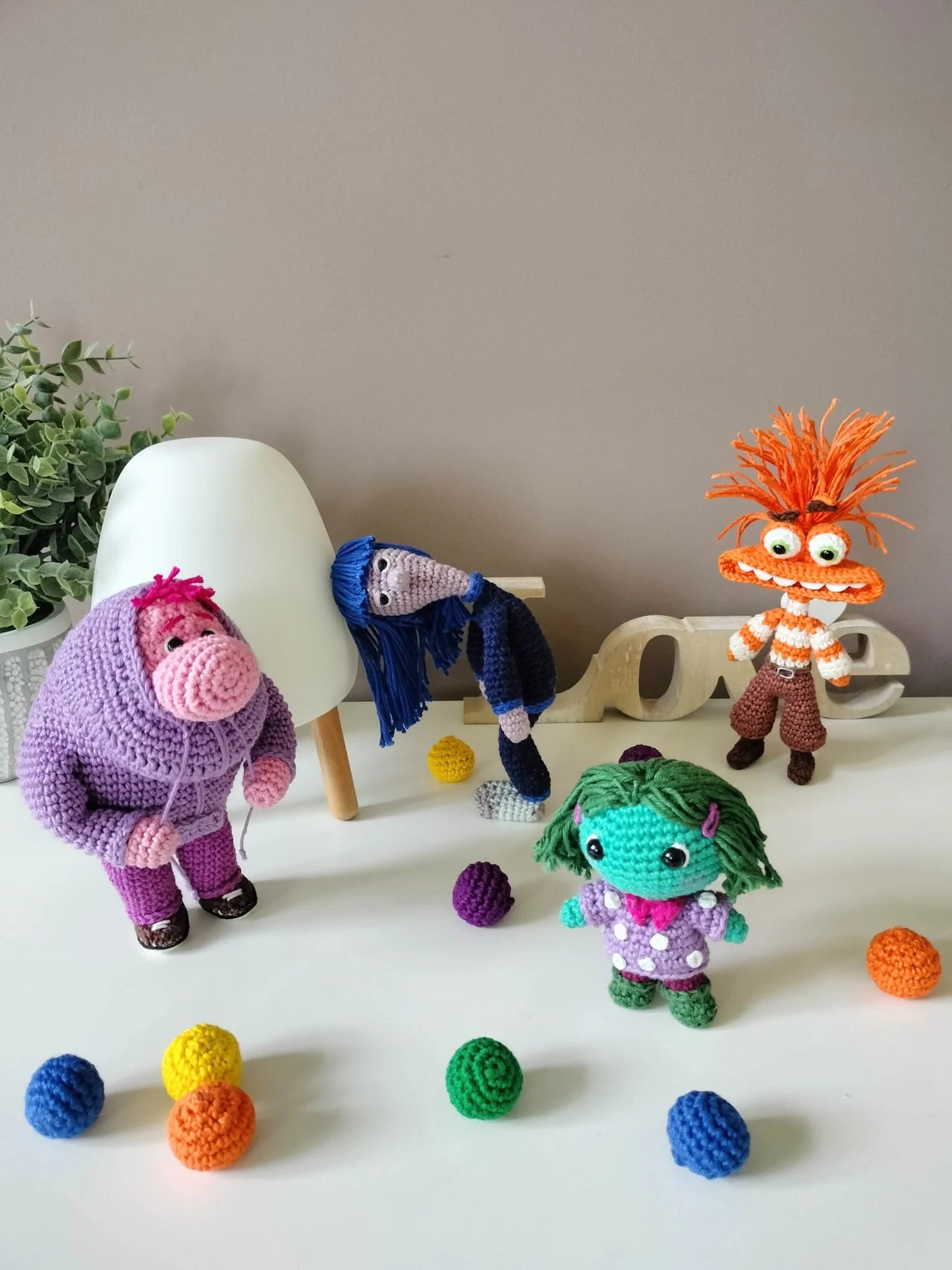 Kit Amigurumis Inside Out 2