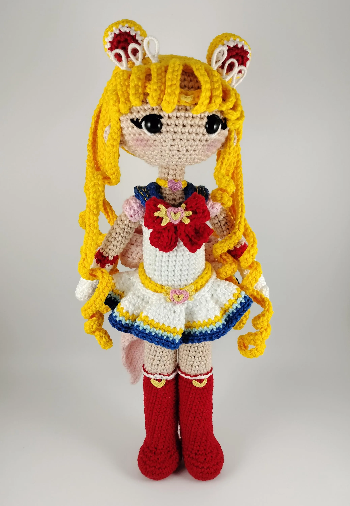 Padrão Amigurumi Sailor Moon & Lua - Padrão Detalhado com Fotos - PDF (pt | en | es)