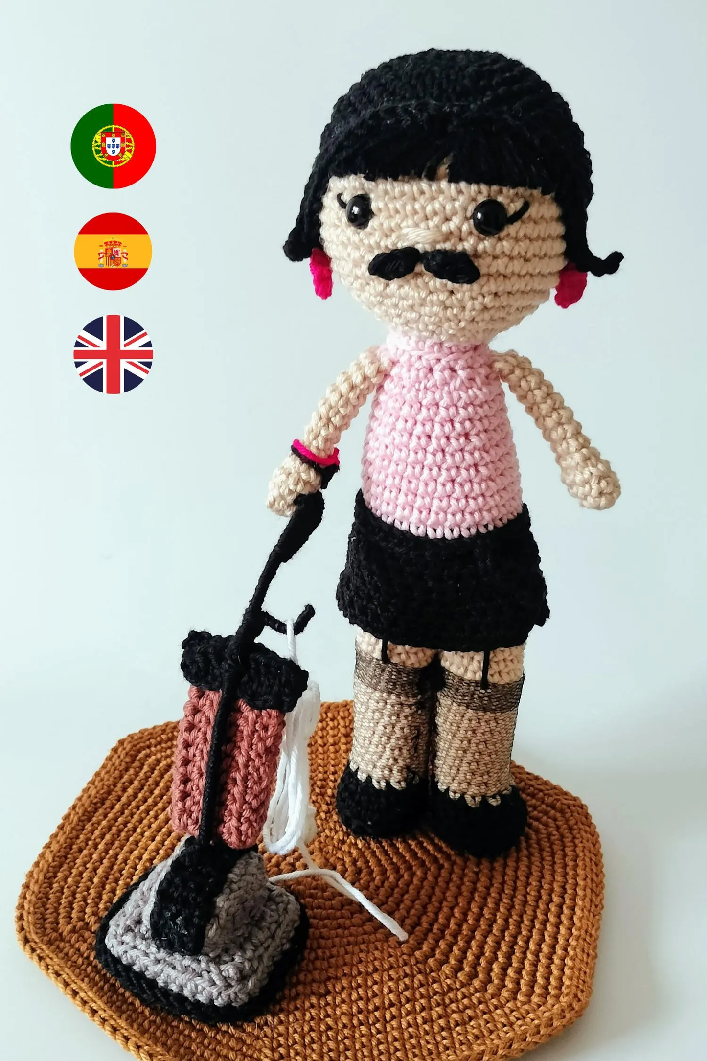 Padrão Amigurumi Freddie Mercury - I Want To Break Free -  Padrão Detalhado com Fotos - PDF (pt | en | es)