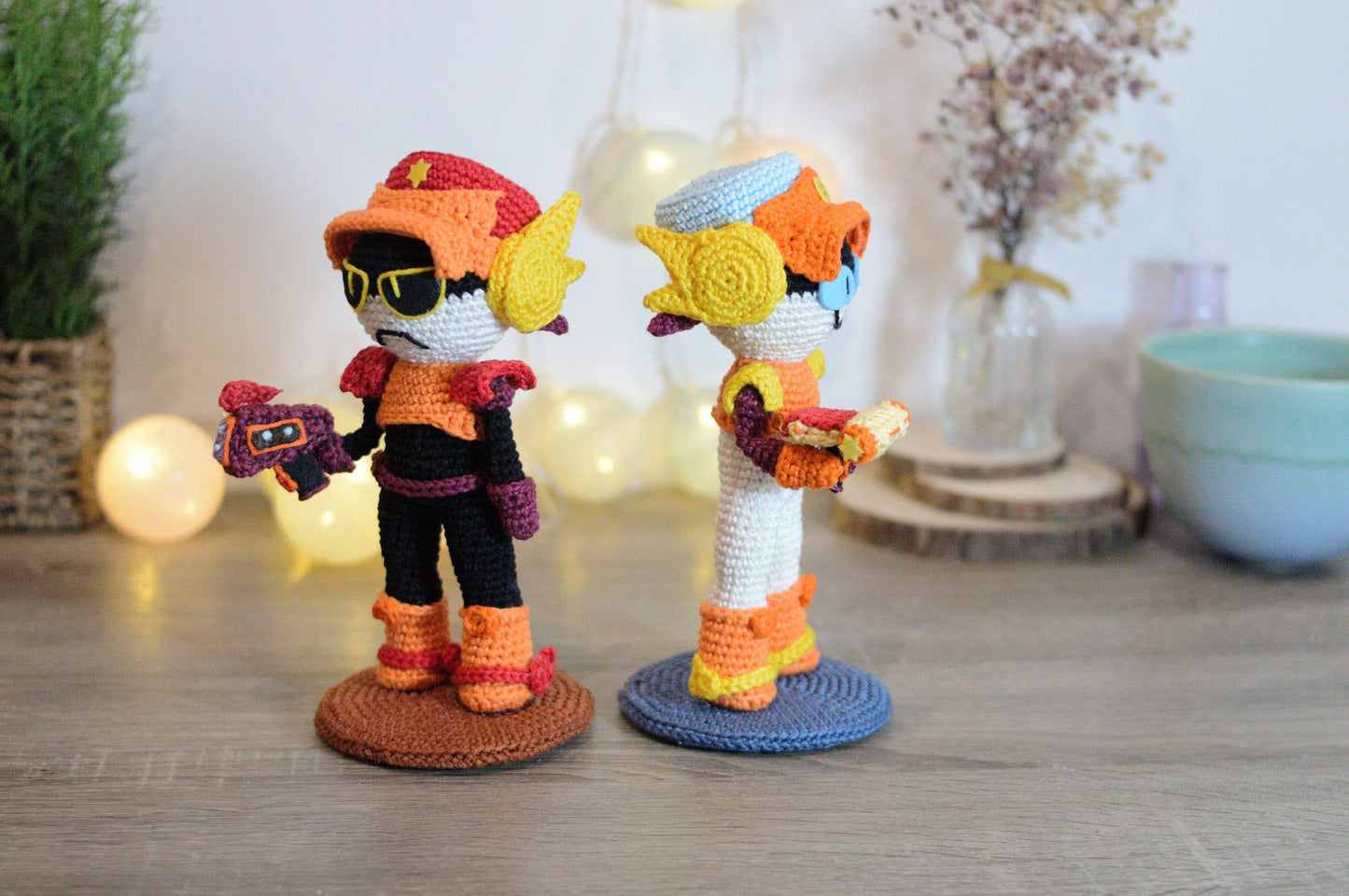Amigurumis Larry & Lawrie - Brawl Stars