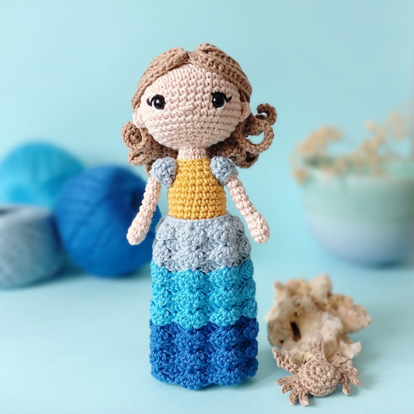 Amigurumi Signo Caranguejo - Coleção Zodíaco