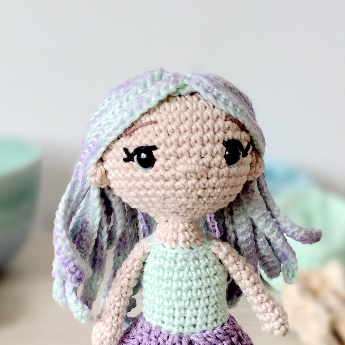 Amigurumi Signo Peixes - Coleção Zodíaco