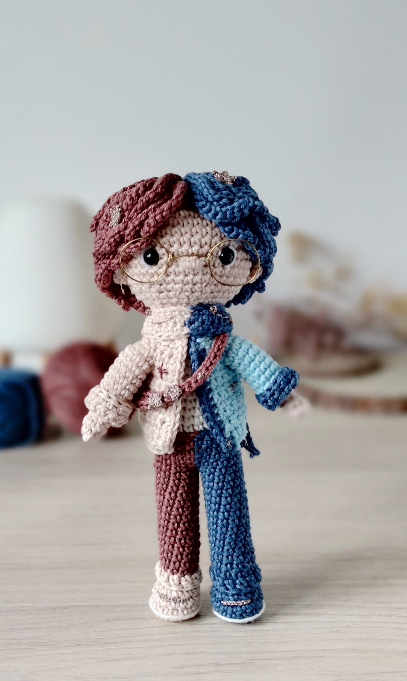 Padrão Amigurumi Signo Gémeos - Coleção Zodíaco - Padrão detalhado com fotos - PDF (pt/en/es)